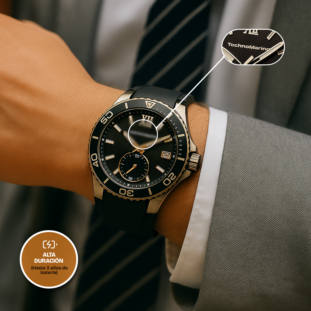 Reloj Technomarine importado.