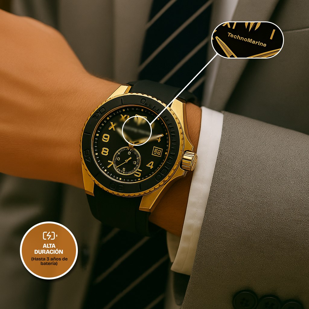 Reloj Technomarine importado.